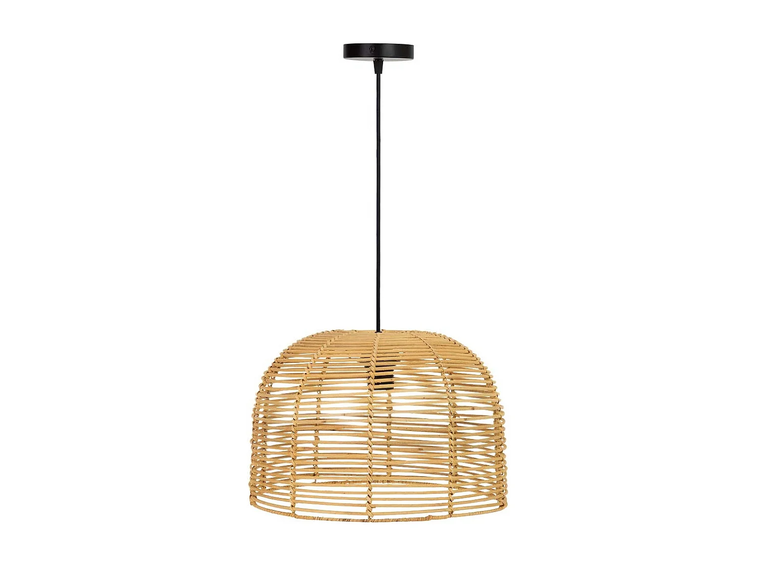 Lampe en rotin brun D35xh23