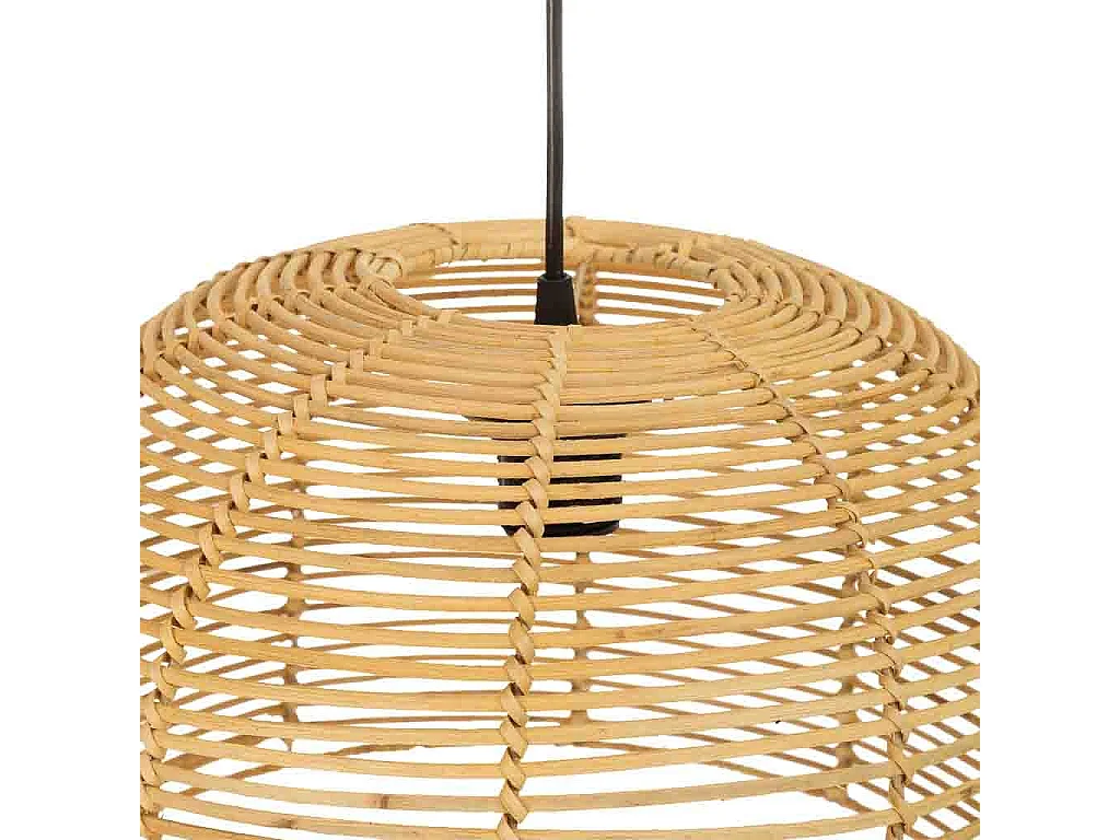 Lampe en rotin brun D35xh23