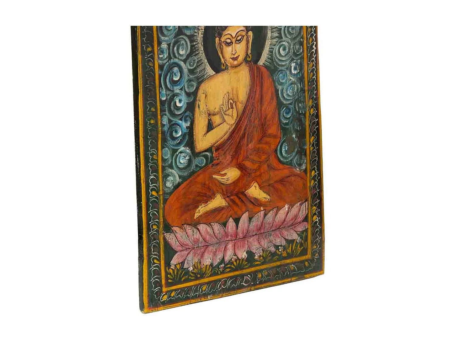 Panneau décoratif en bois multicolore, 53x3x183h cm