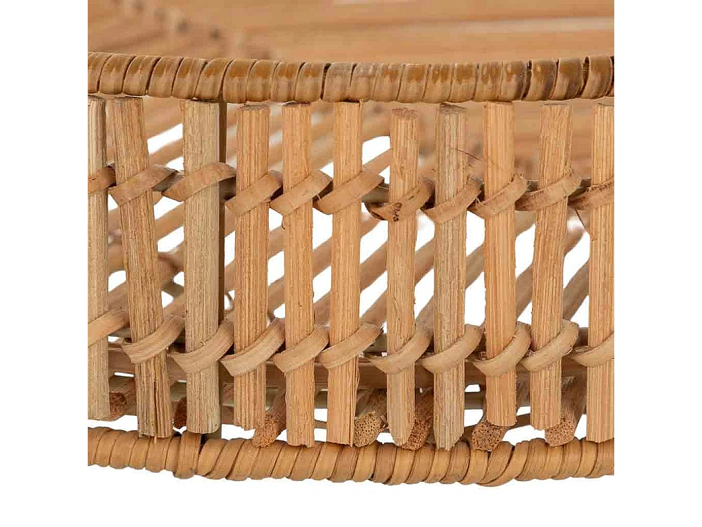 Plateau en rotin brun D40 x H7