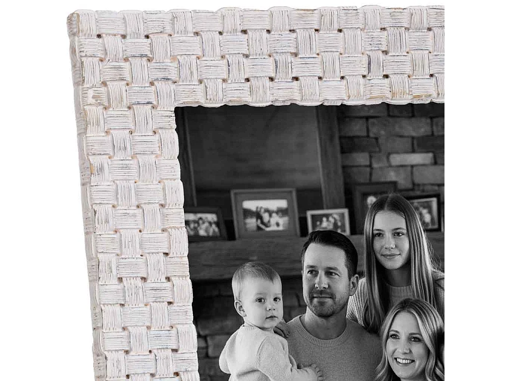 Porta fotos 13X18 blanco 18x1,5x22,6h cm