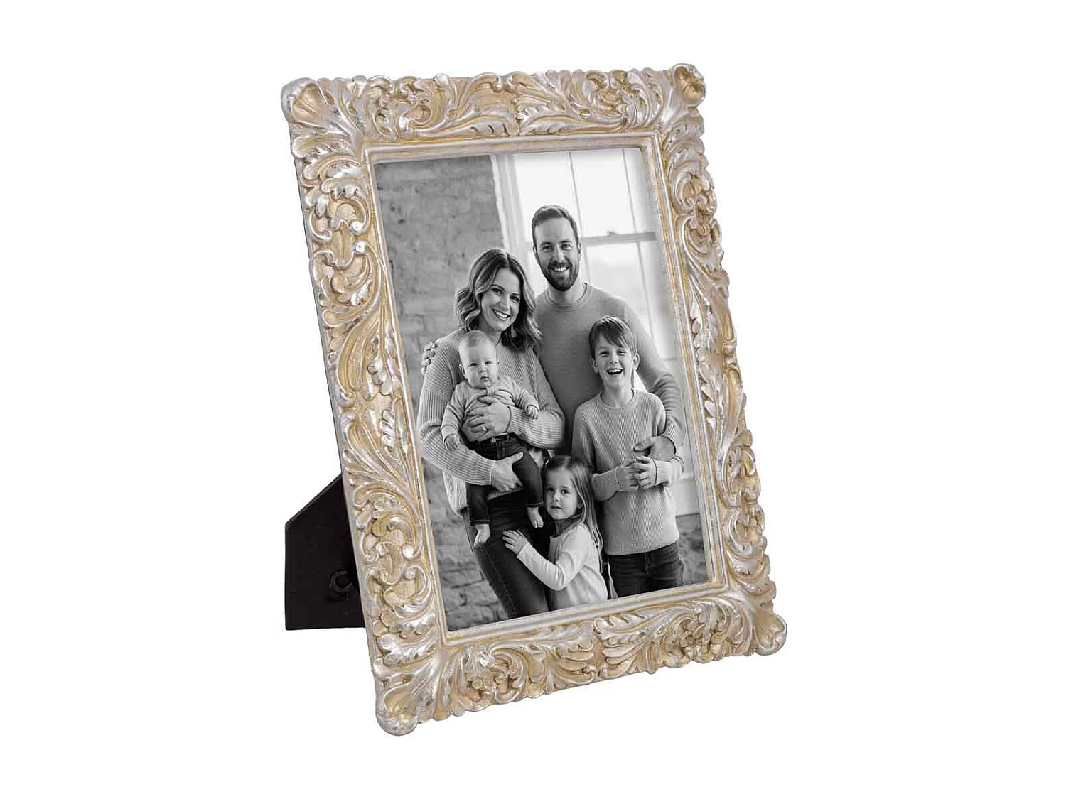 Porta fotos 13X18 plateado 18,3x1,8x23,1h cm