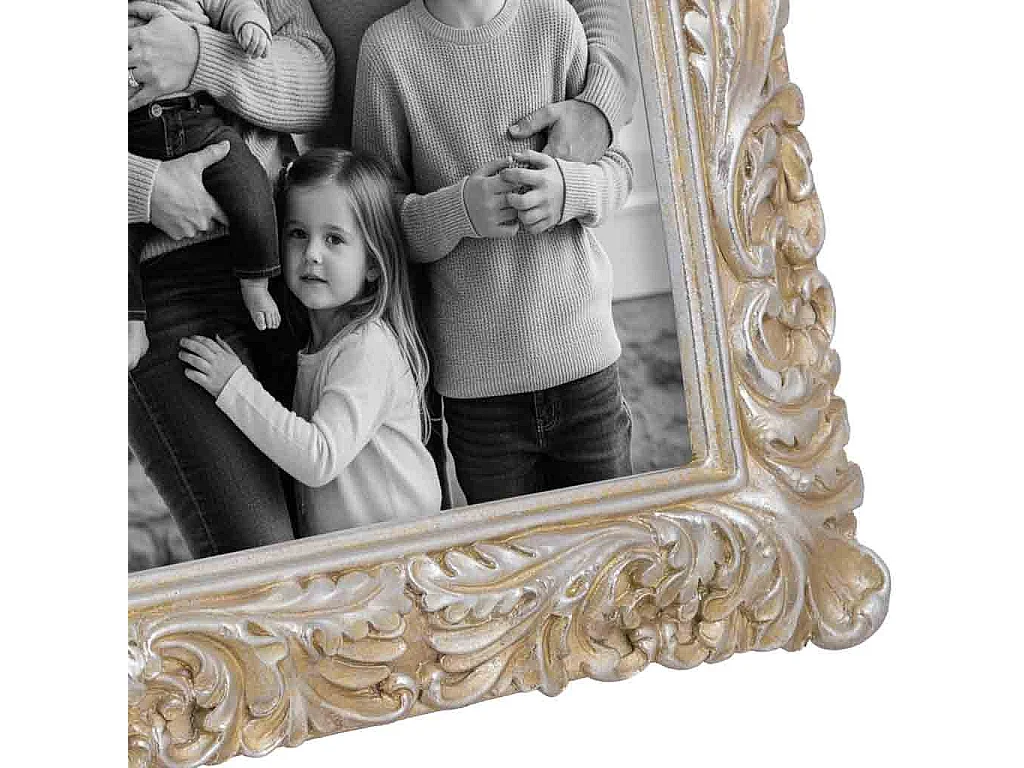 Porta fotos 13X18 plateado 18,3x1,8x23,1h cm