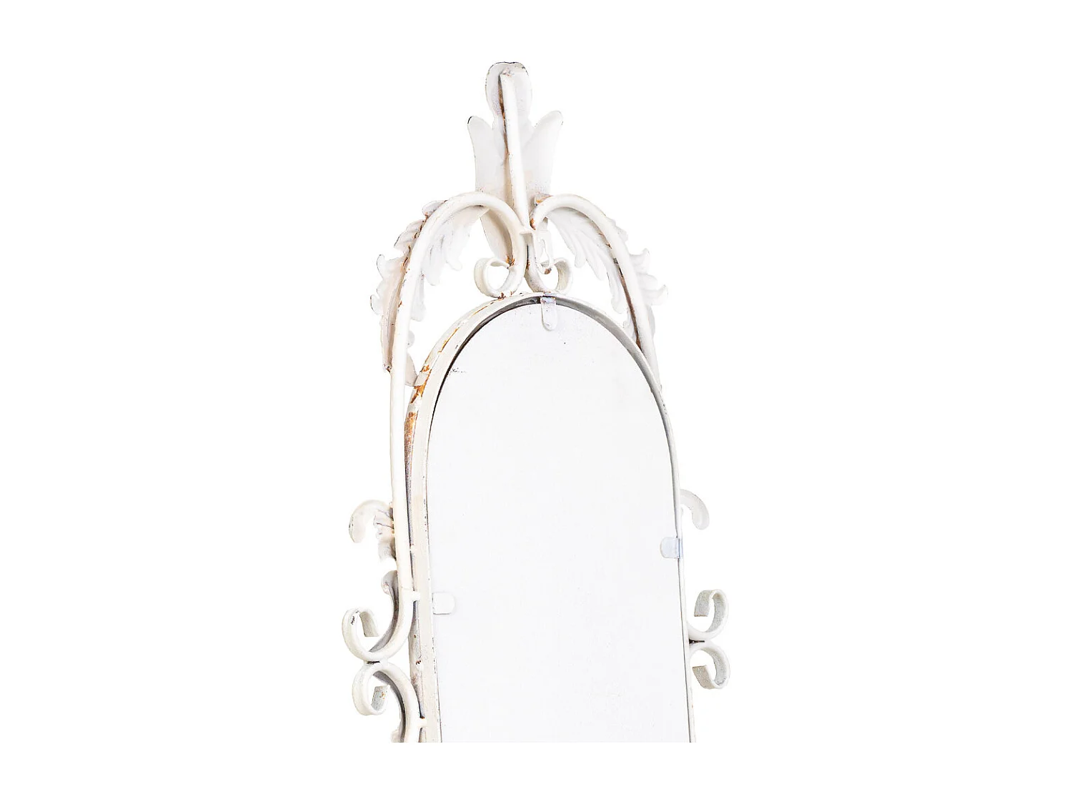 Miroir en bois et fer blanc 41 x 2,5 x 128 cm (h)