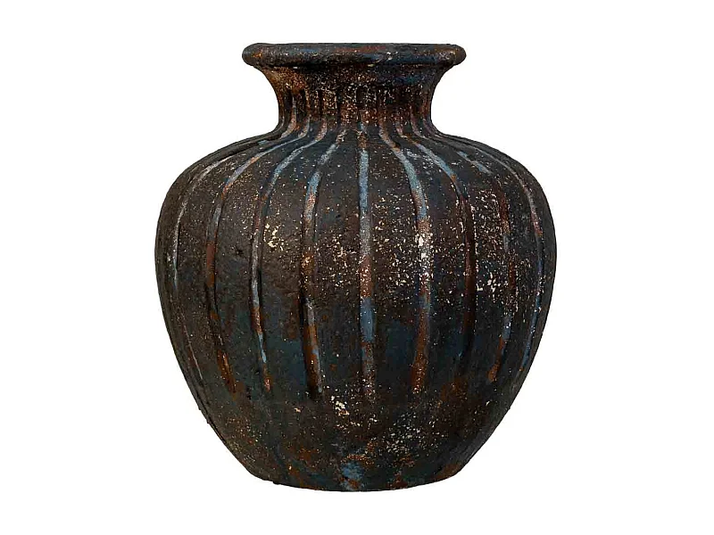 Vase vieilli 28,5 x 28,5 x 30,5 cm