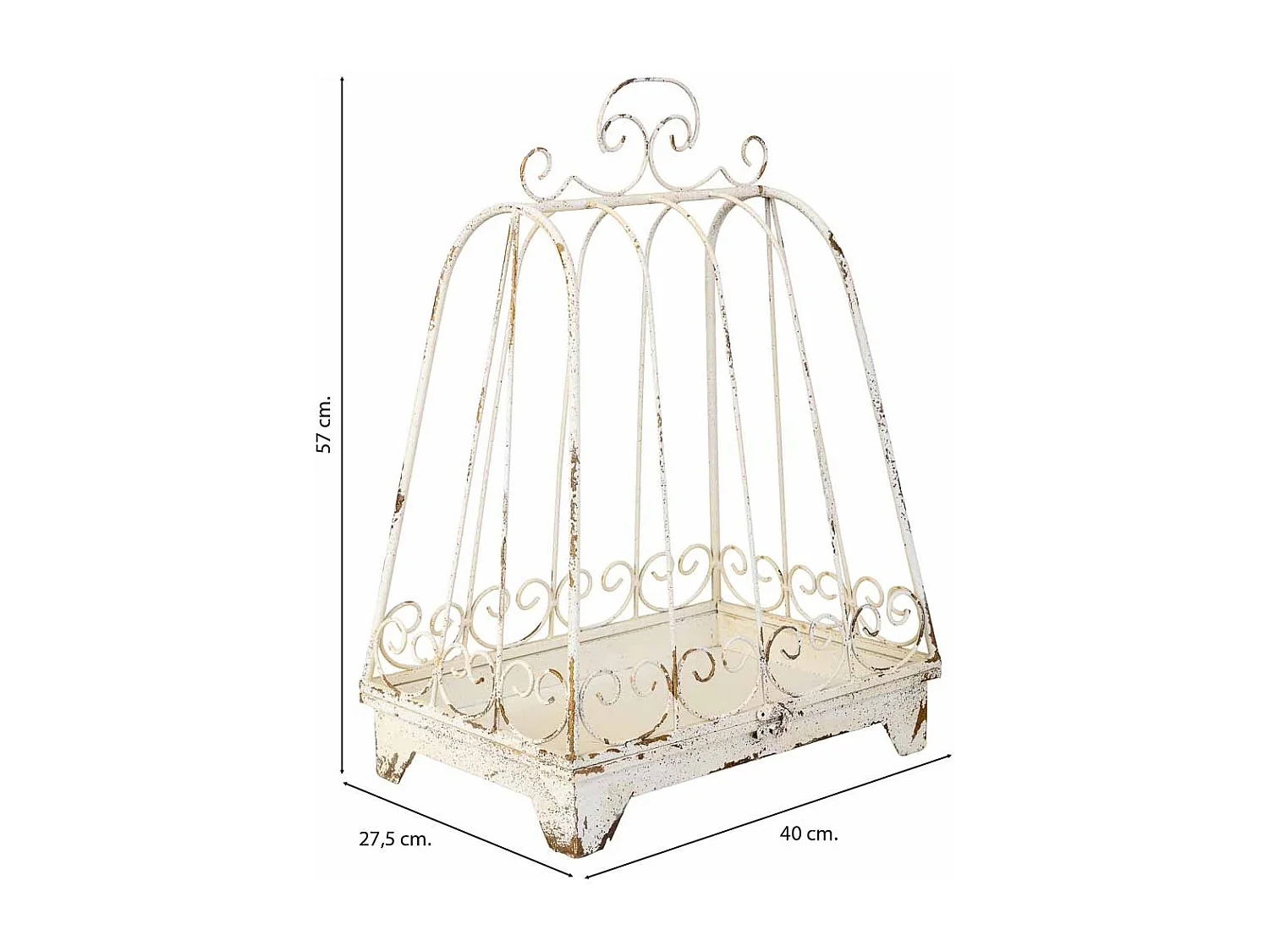 Support pour plantes 40 x 27,5 x 57 cm (h)