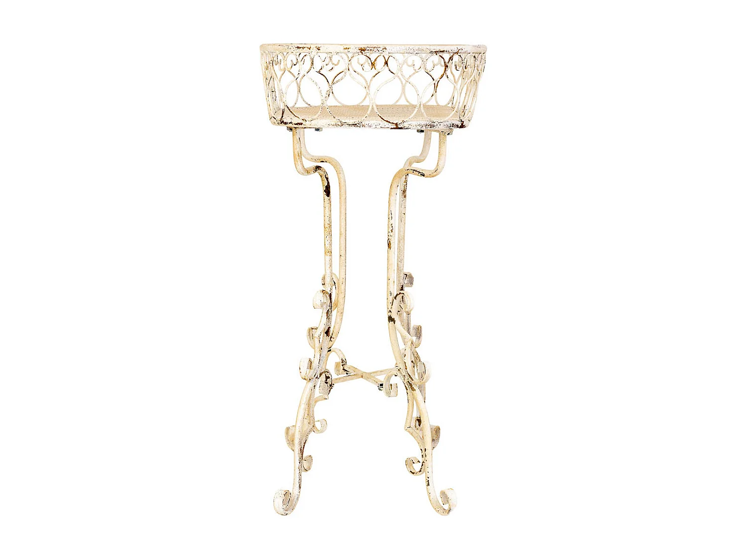 Support pour plantes en fer blanc 86 x 38 x 84 cm (h)