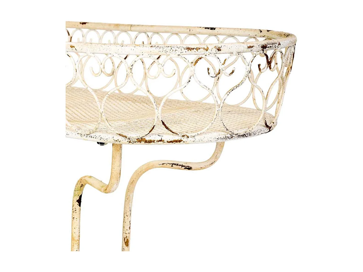 Support pour plantes en fer blanc 86 x 38 x 84 cm (h)