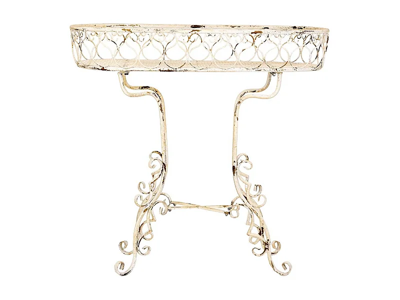 Support pour plantes en fer blanc 86 x 38 x 84 cm (h)