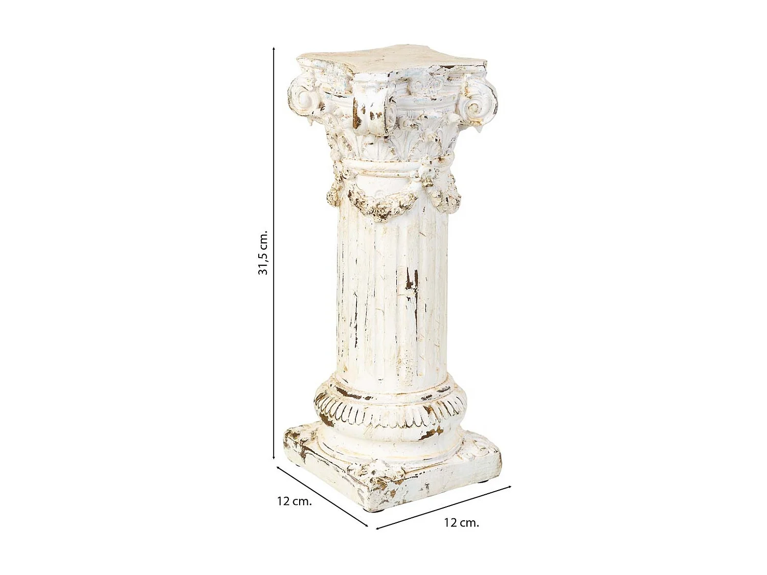 Columna decoración 12x12x31.5h cm