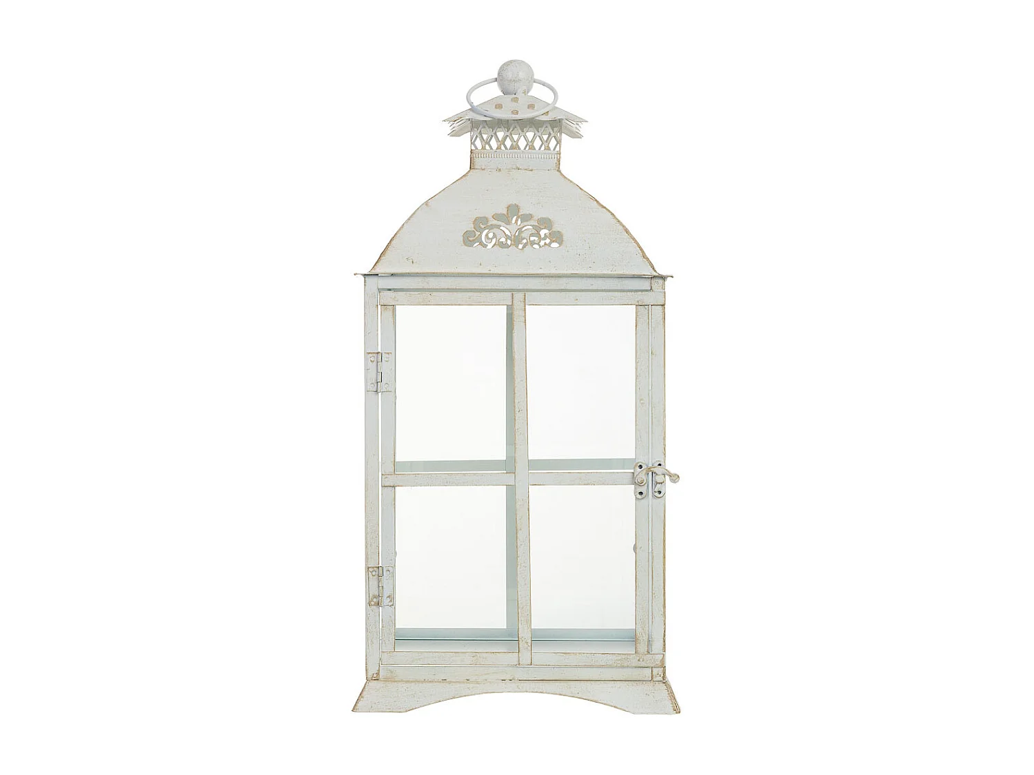 Farol de metal 23.5x19x49h cm