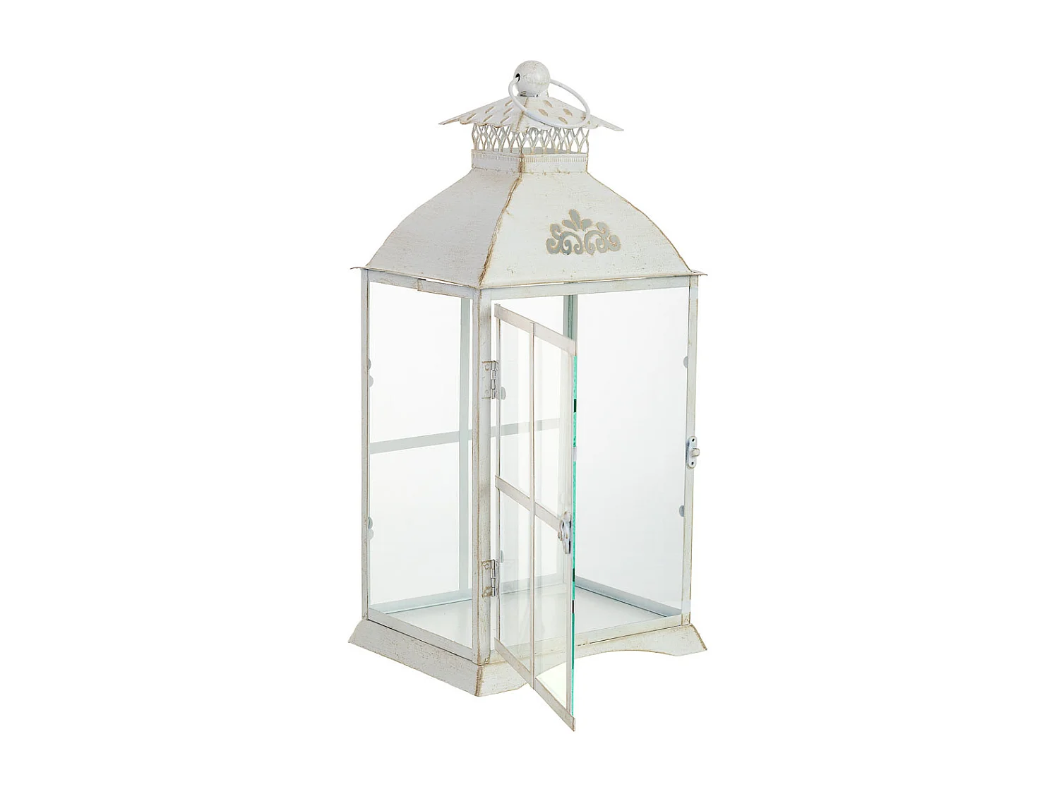 Farol de metal 23.5x19x49h cm
