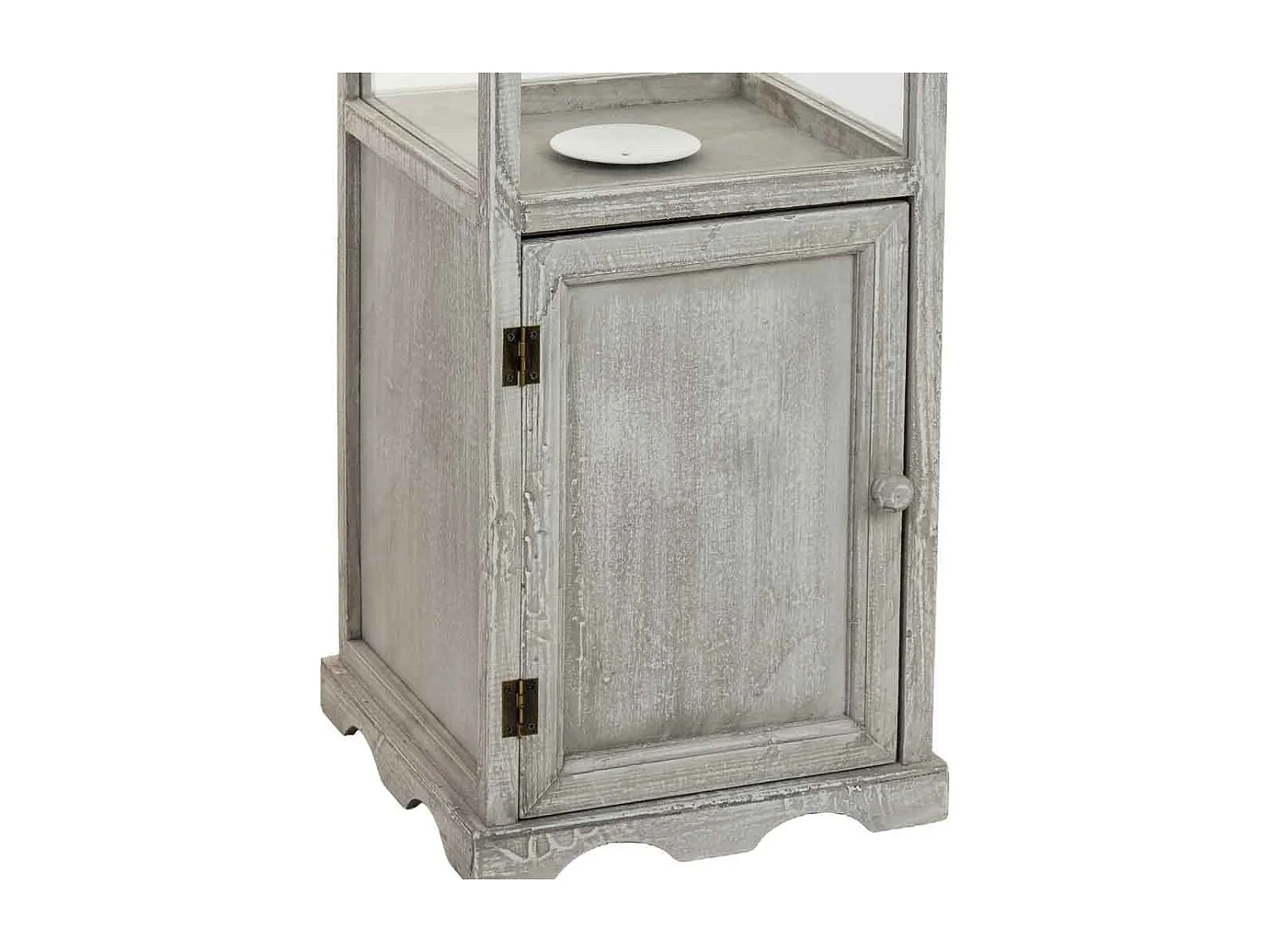 Farol de madera 30x30x112h cm