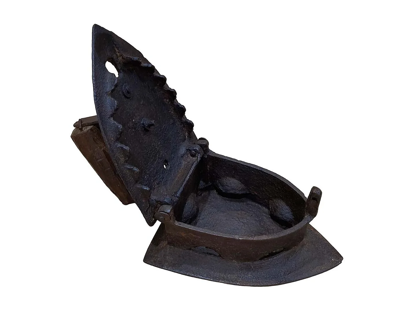 Plaque en fer fabriquée à la main 18x12x20h cm