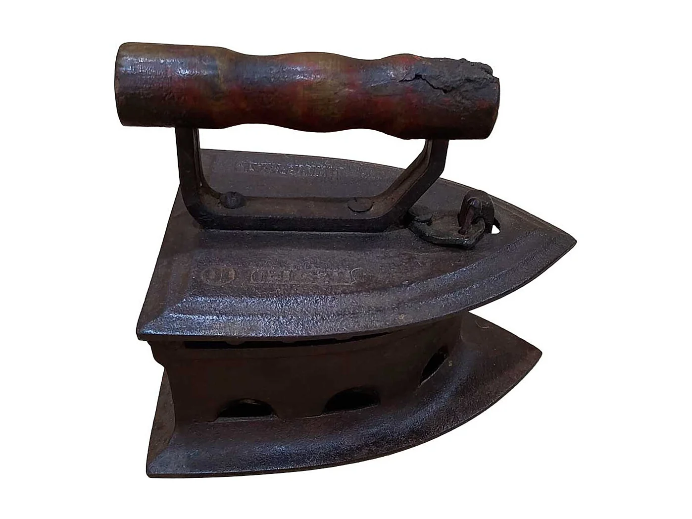 Plaque en fer fabriquée à la main 18x12x20h cm