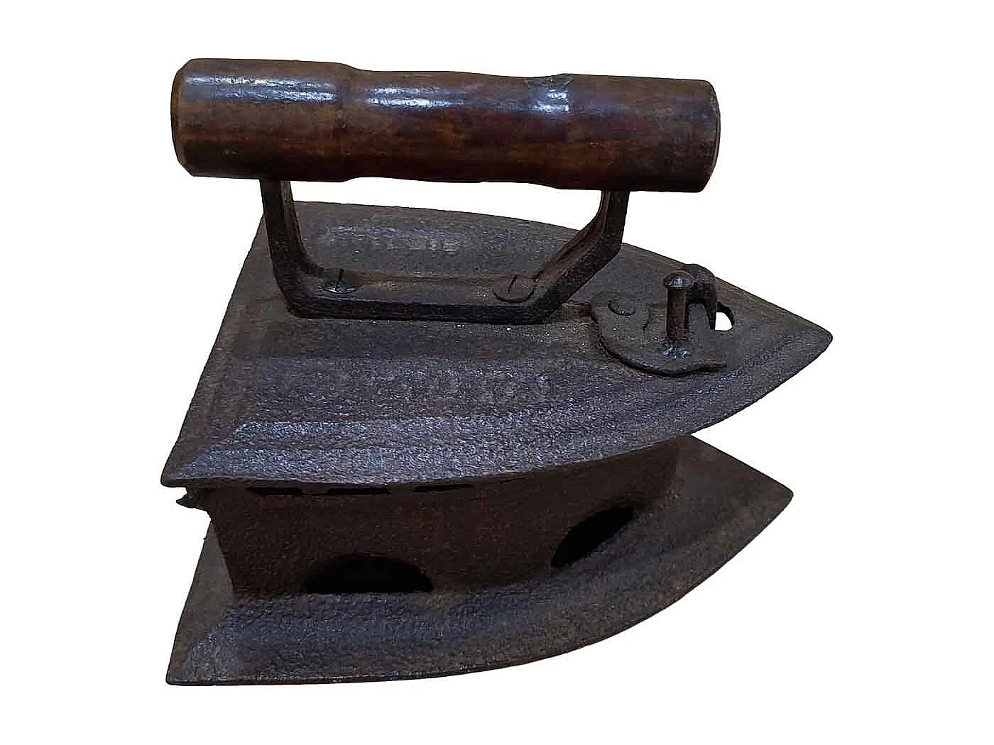 Plaque en fer fabriquée à la main 18x12x20h cm