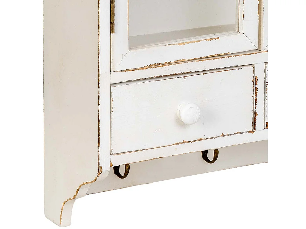 Estantería de madera beige 51x18x71,5h cm