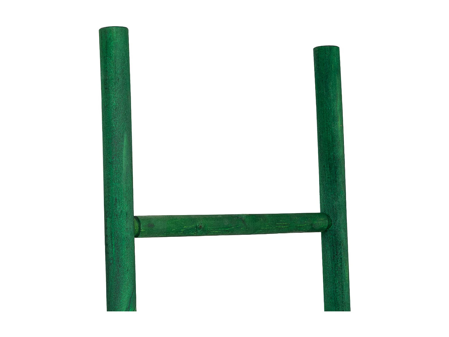 Escalera estanteria de madera verde 44x3x150h cm