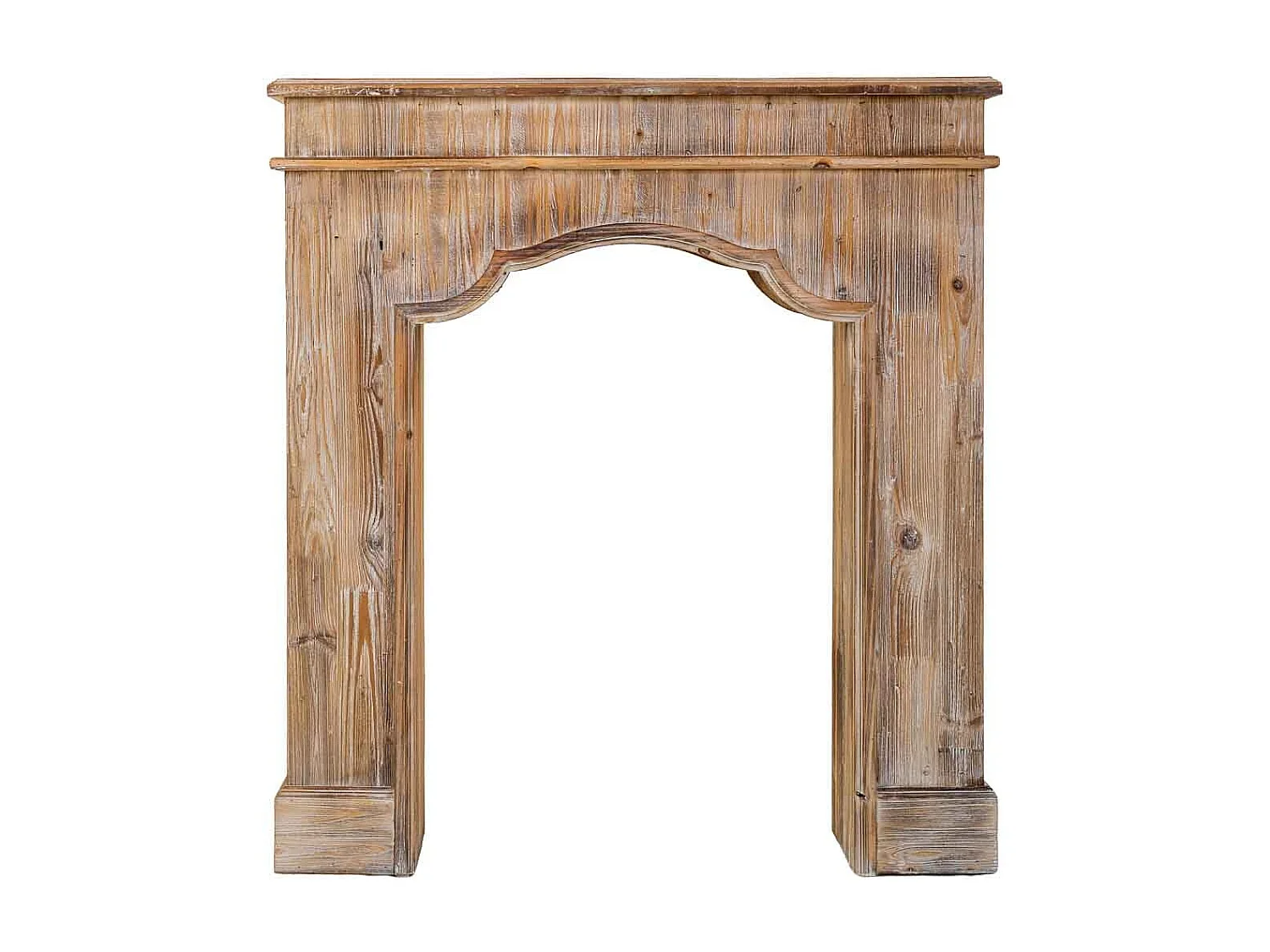 Entourage de cheminée en bois marron 100 x 29 x 110 cm (h)