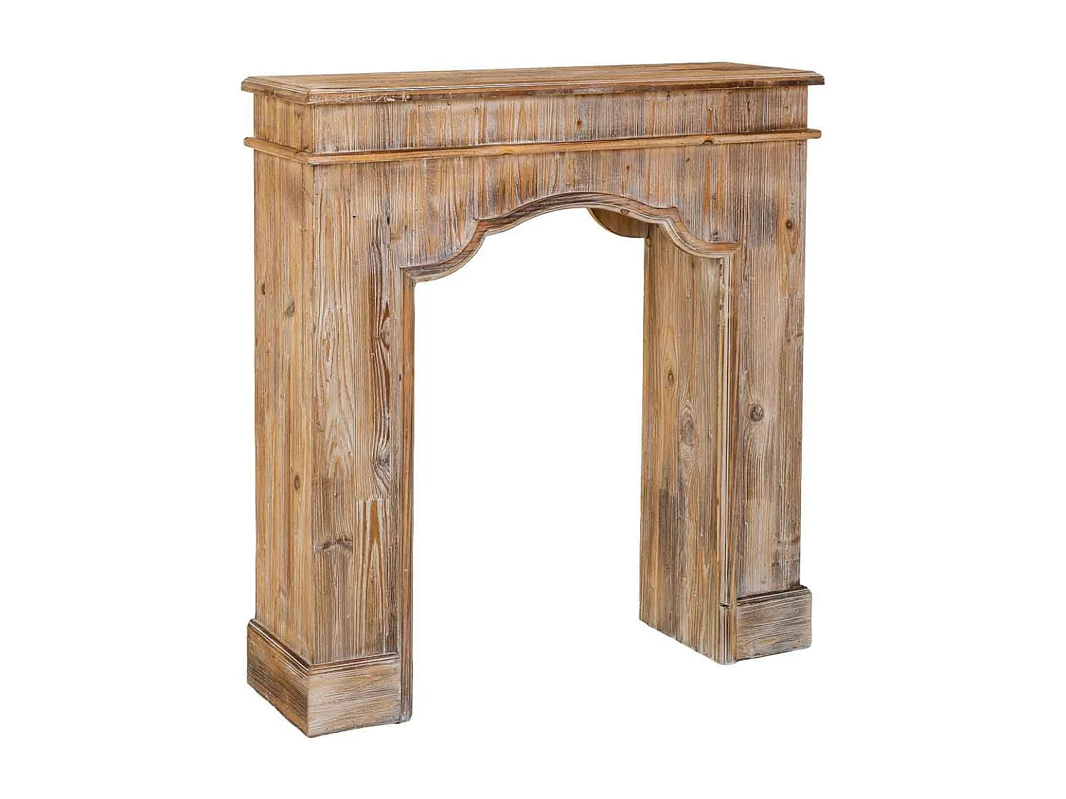 Entourage de cheminée en bois marron 100 x 29 x 110 cm (h)