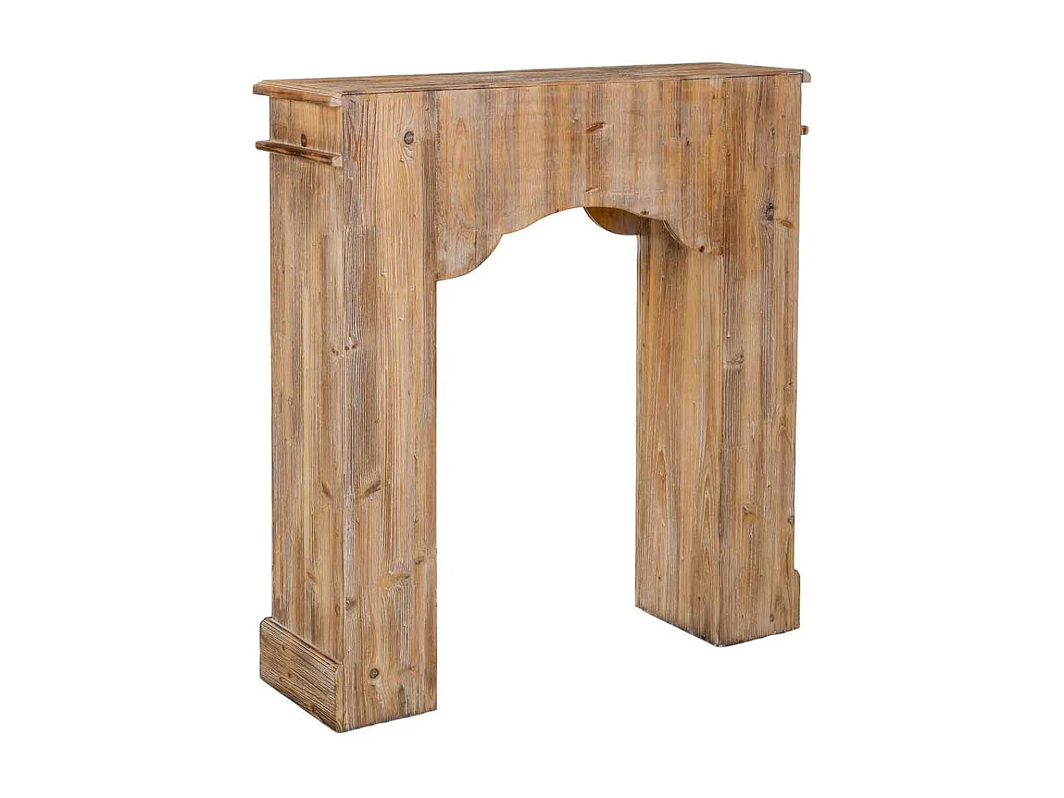 Entourage de cheminée en bois marron 100 x 29 x 110 cm (h)