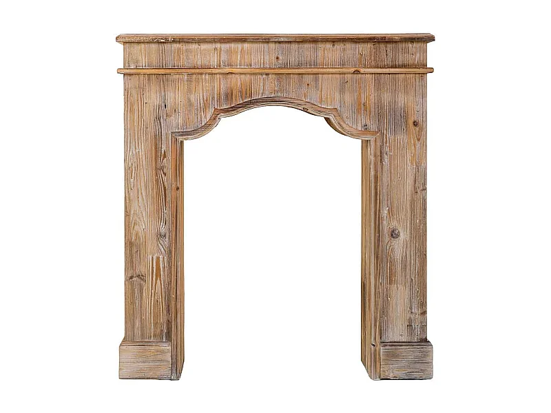 Entourage de cheminée en bois marron 100 x 29 x 110 cm (h)