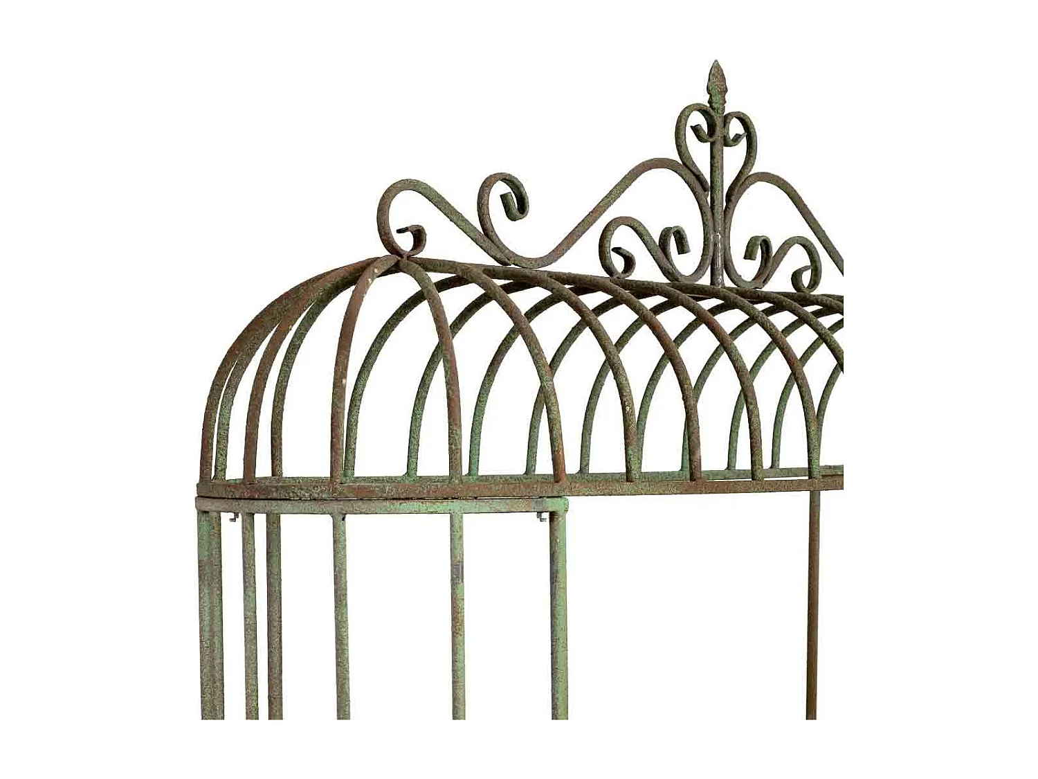 Estantería jaula de hierro envejecida 120x42x205h cm