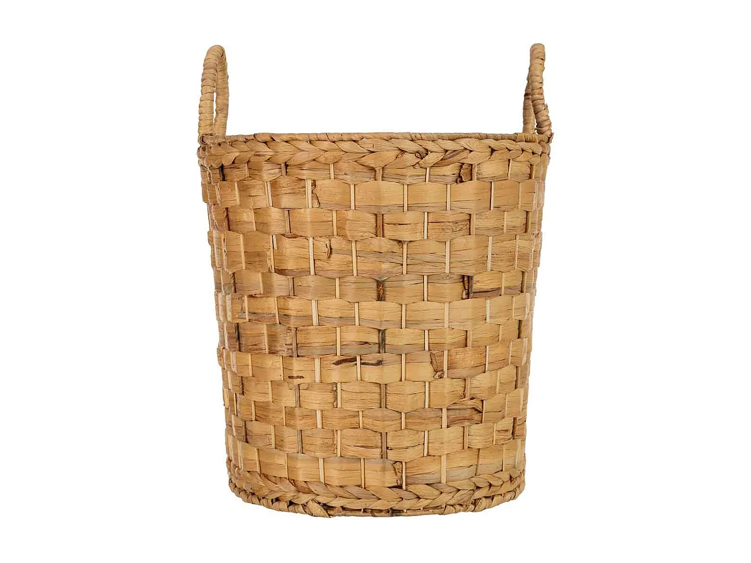 Panier en jonc brun D40/34 x H40/47