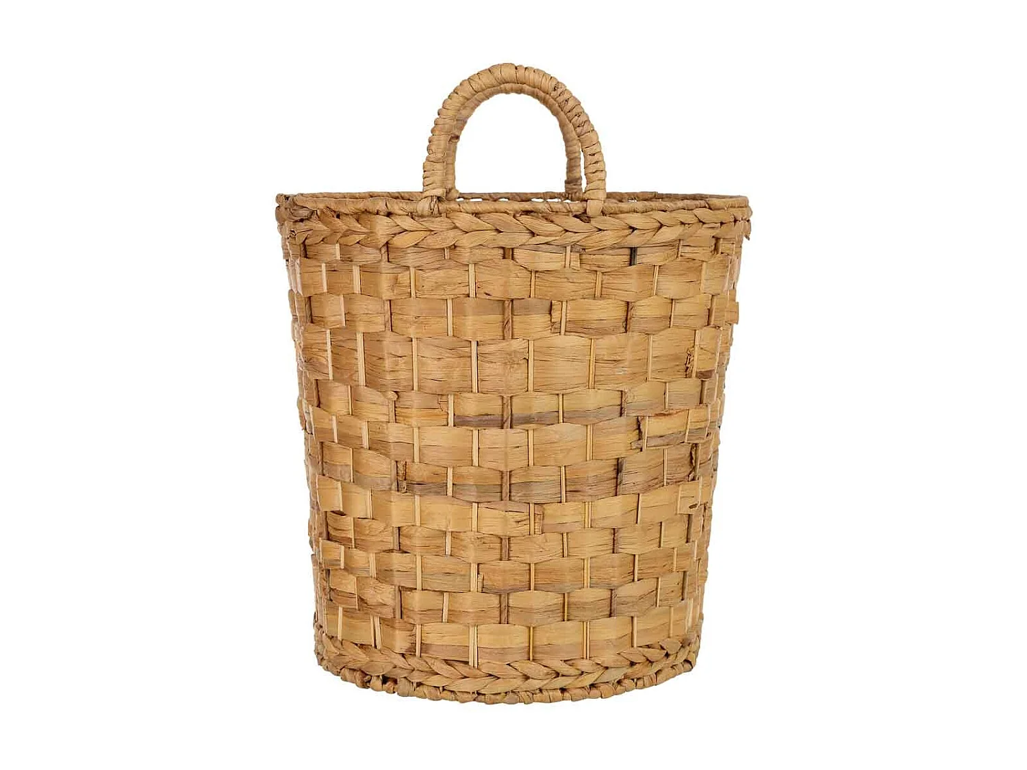Panier en jonc brun D40/34 x H40/47