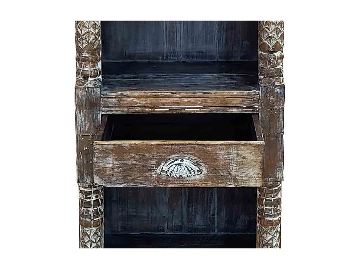 Estantería librería de madera artesanal 57x41x183h cm