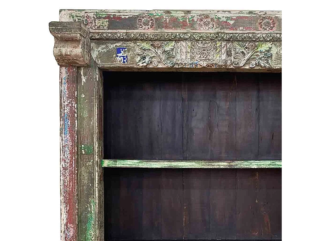 Estantería librería de madera artesanal 134x49x217h cm