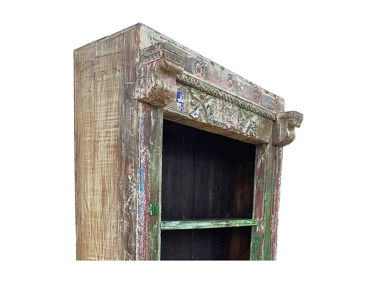 Estantería librería de madera artesanal 134x49x217h cm