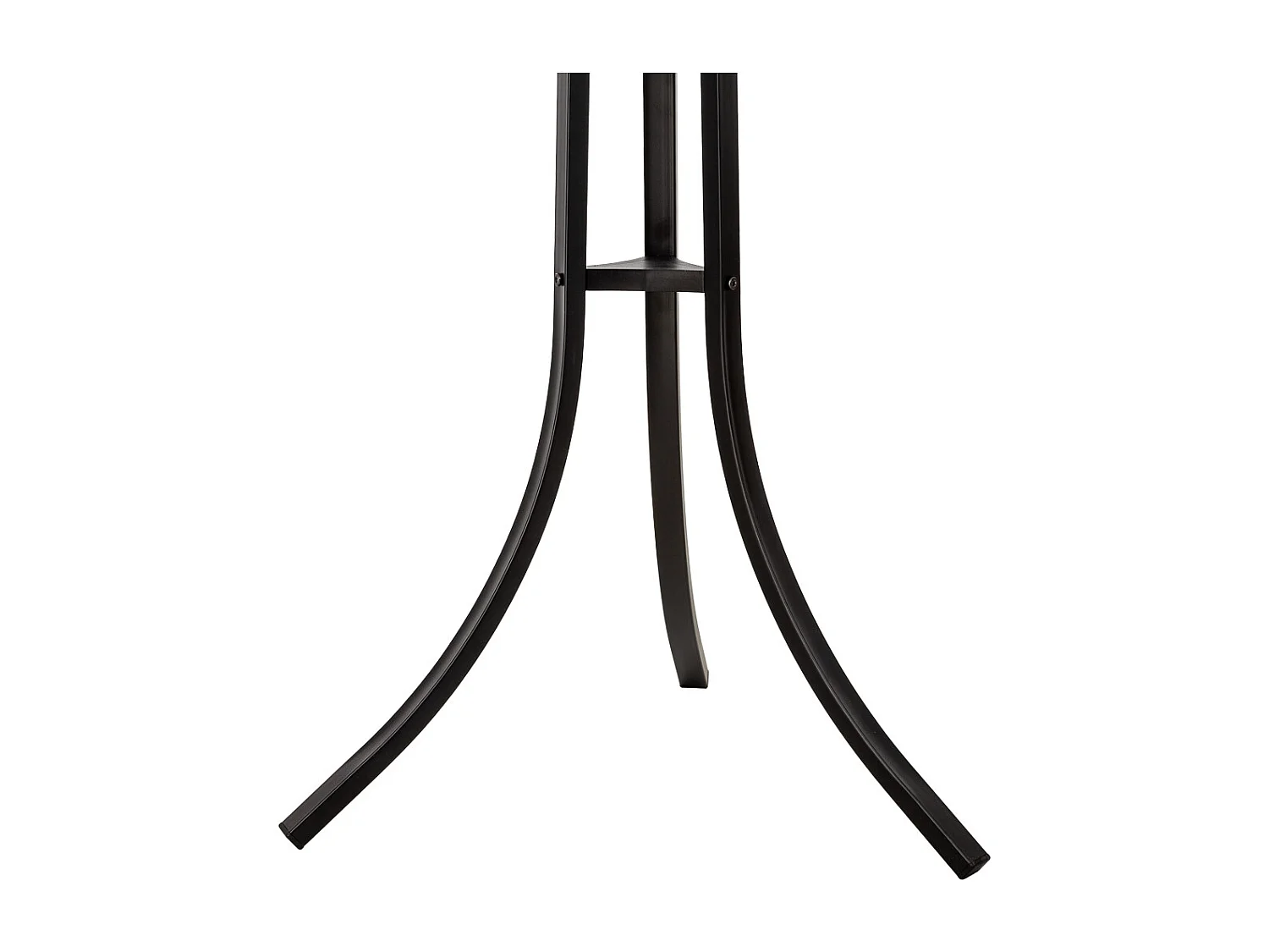 Perchero de metal negro y 6 ganchos 177x63x51h cm