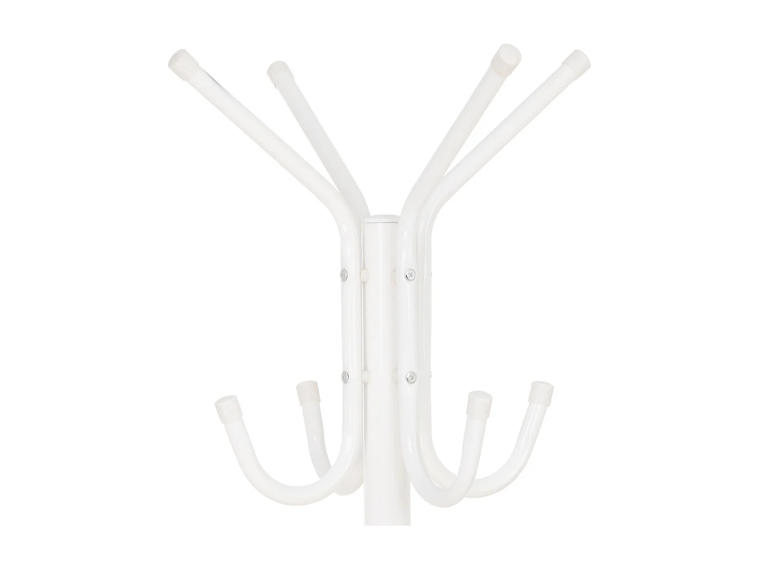 Cabideiro de metal branco 173h cm