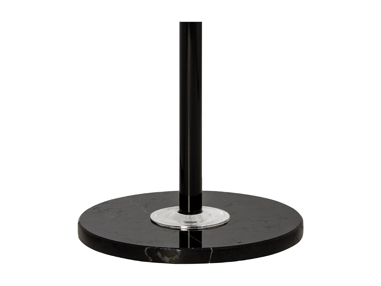 Perchero de metal negro con paraguero y 5 ganchos D36x178h cm