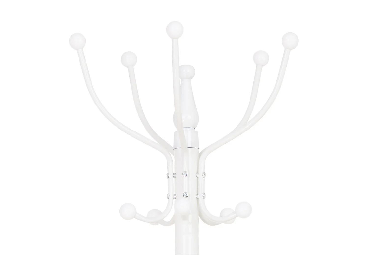 Perchero de metal blanco 176h cm