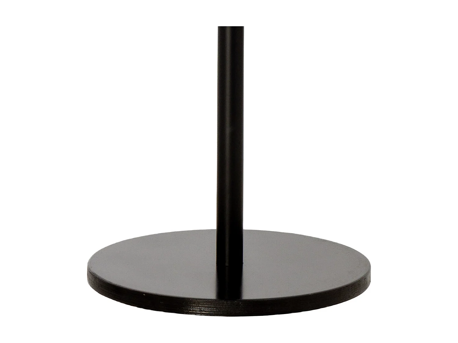 Perchero de metal negro con 5 ganchos D36x178h cm