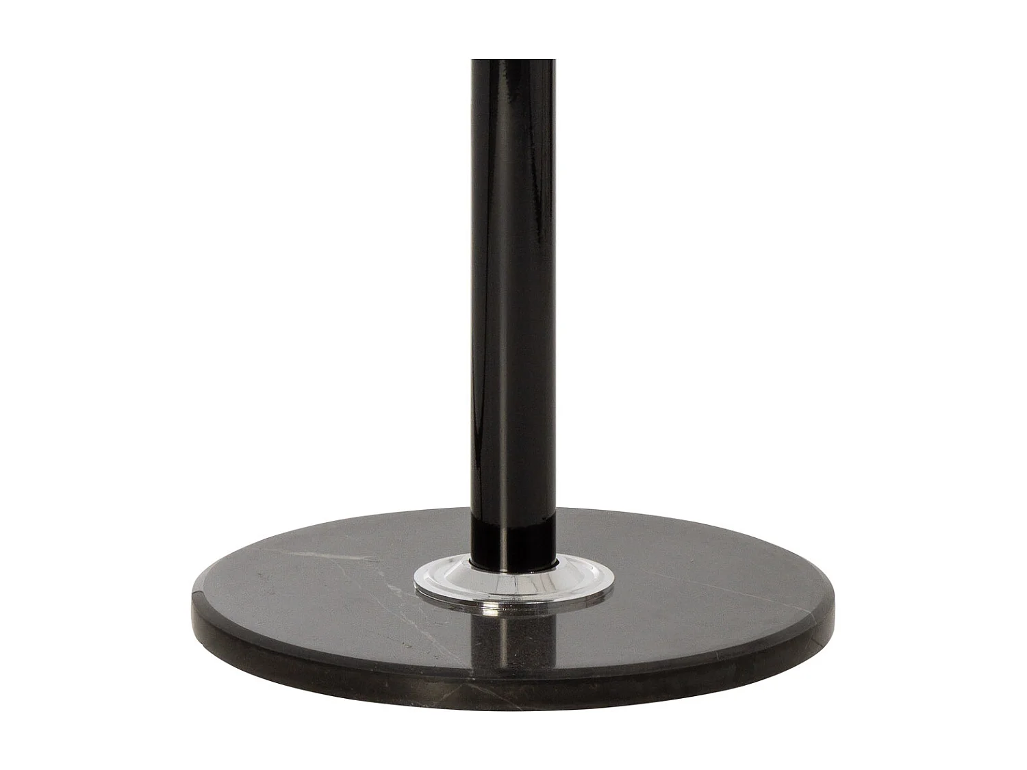 Perchero de metal negro con  y 6 ganchos D36X176h cm