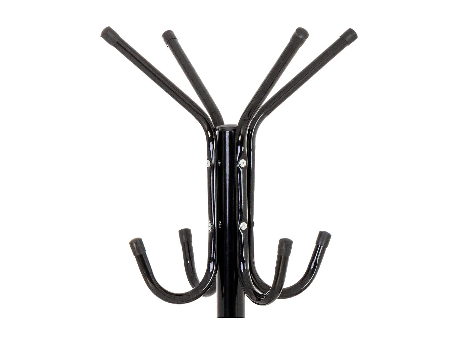 Cabideiro de metal preto 173h cm