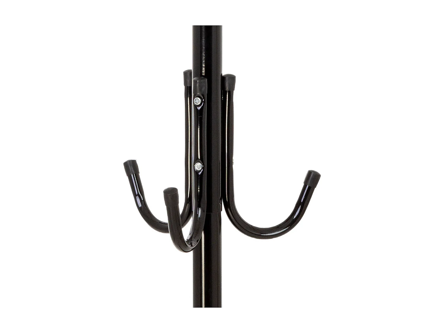 Cabideiro de metal preto 173h cm