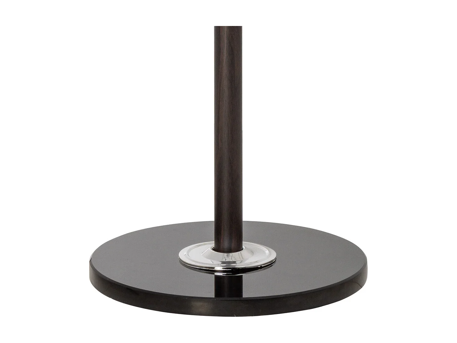 Cabideiro de metal marrom com porta-guarda-chuva e 5 ganchos D36x178h cm