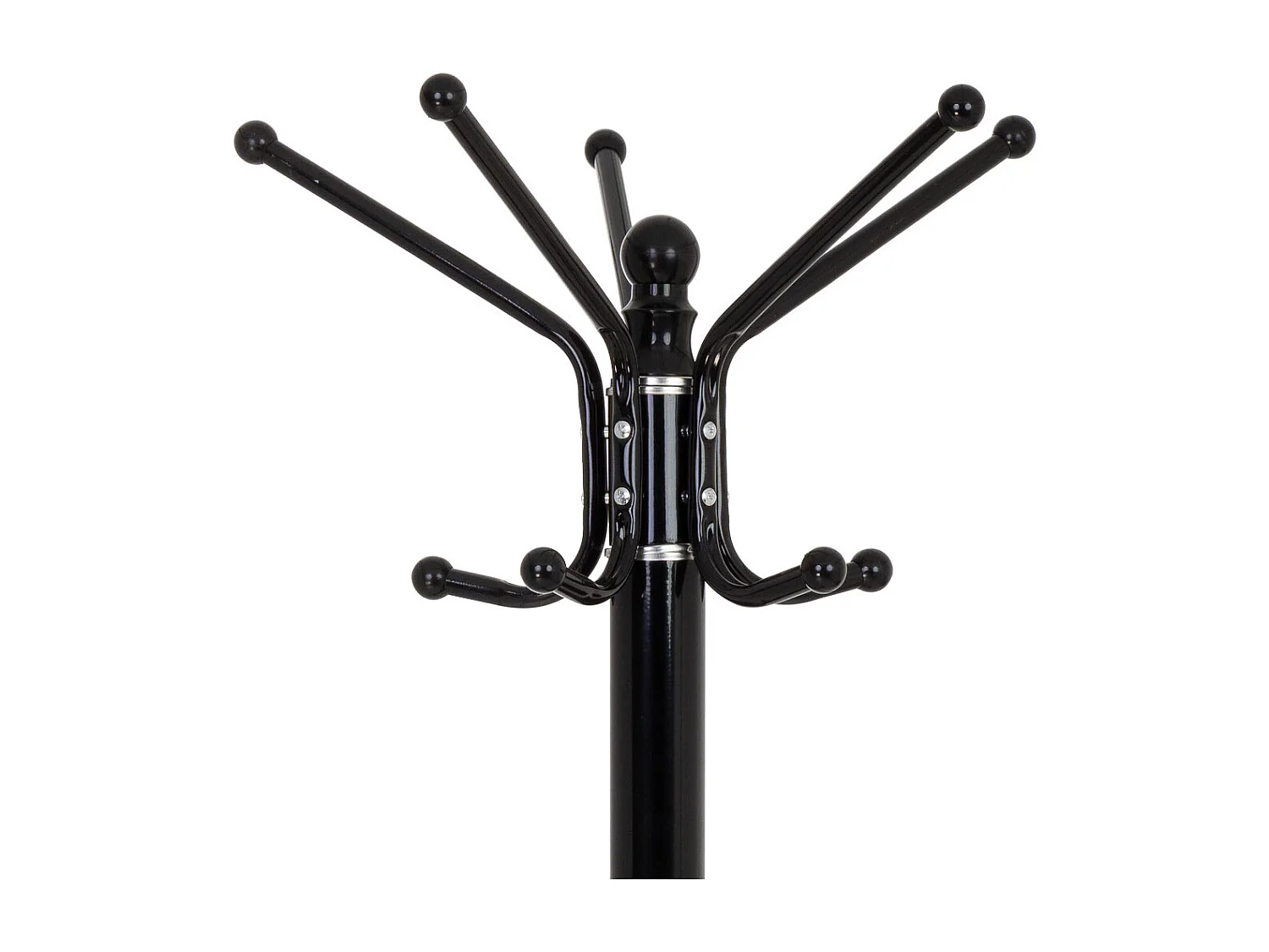 Porte-manteau en métal avec 5 crochets D36 x H174 cm