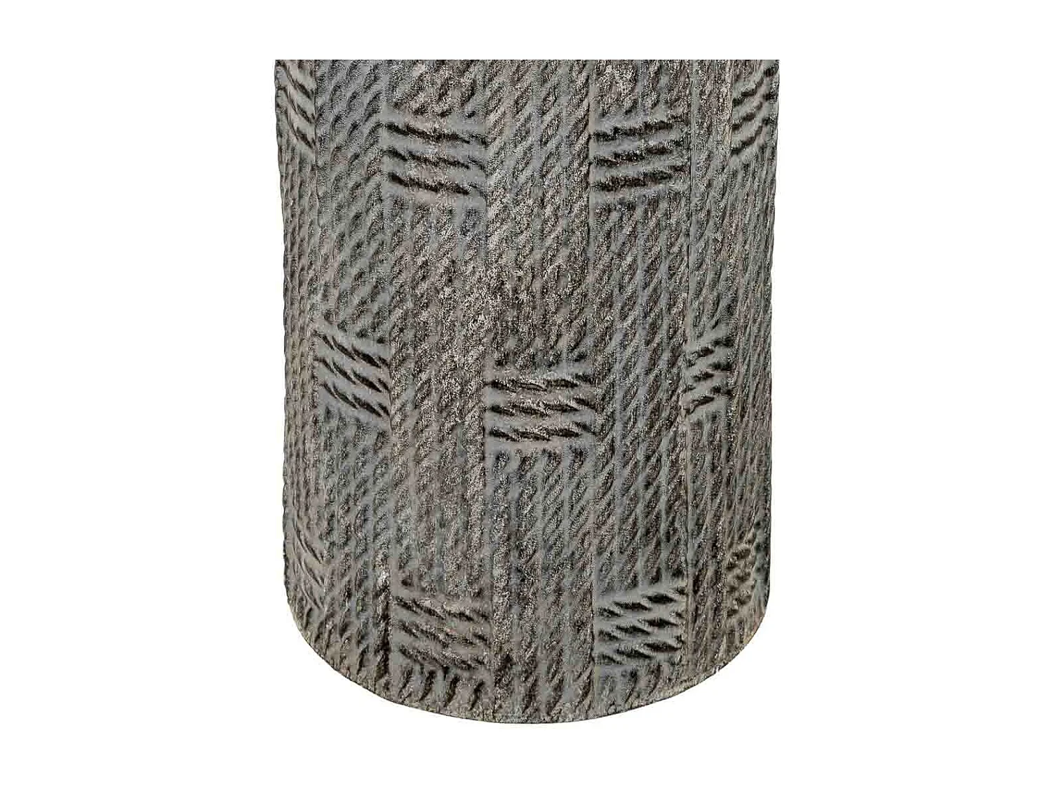 Paragüero de metal negro 20x20x55h cm