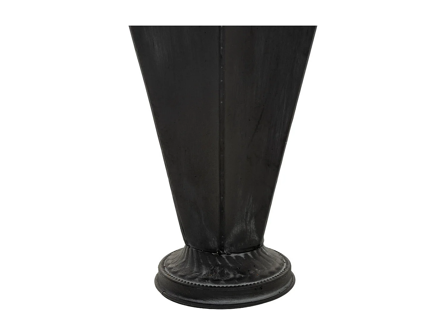 Porte-parapluie en métal noir : 32,5 x 28,5 x 81,5 cm (hauteur)