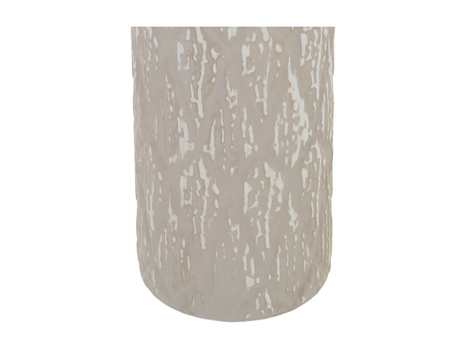 Porte-parapluie en métal gris 20,5 x 20,5 x 50,5 cm (hauteur)