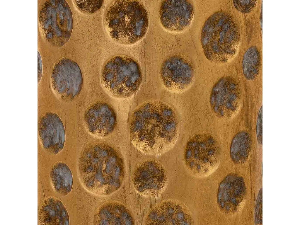 Porte-parapluie en métal doré 20 x 20 x 55 cm (hauteur)