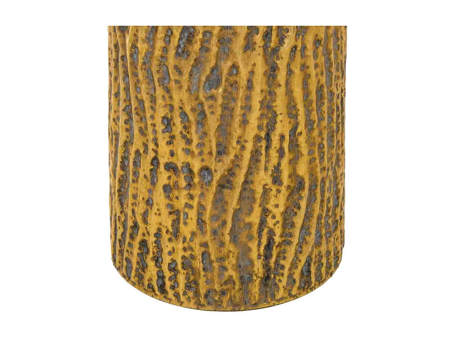 Porte-parapluie en métal doré 20,5 x 20,5 x 50 cm (hauteur)