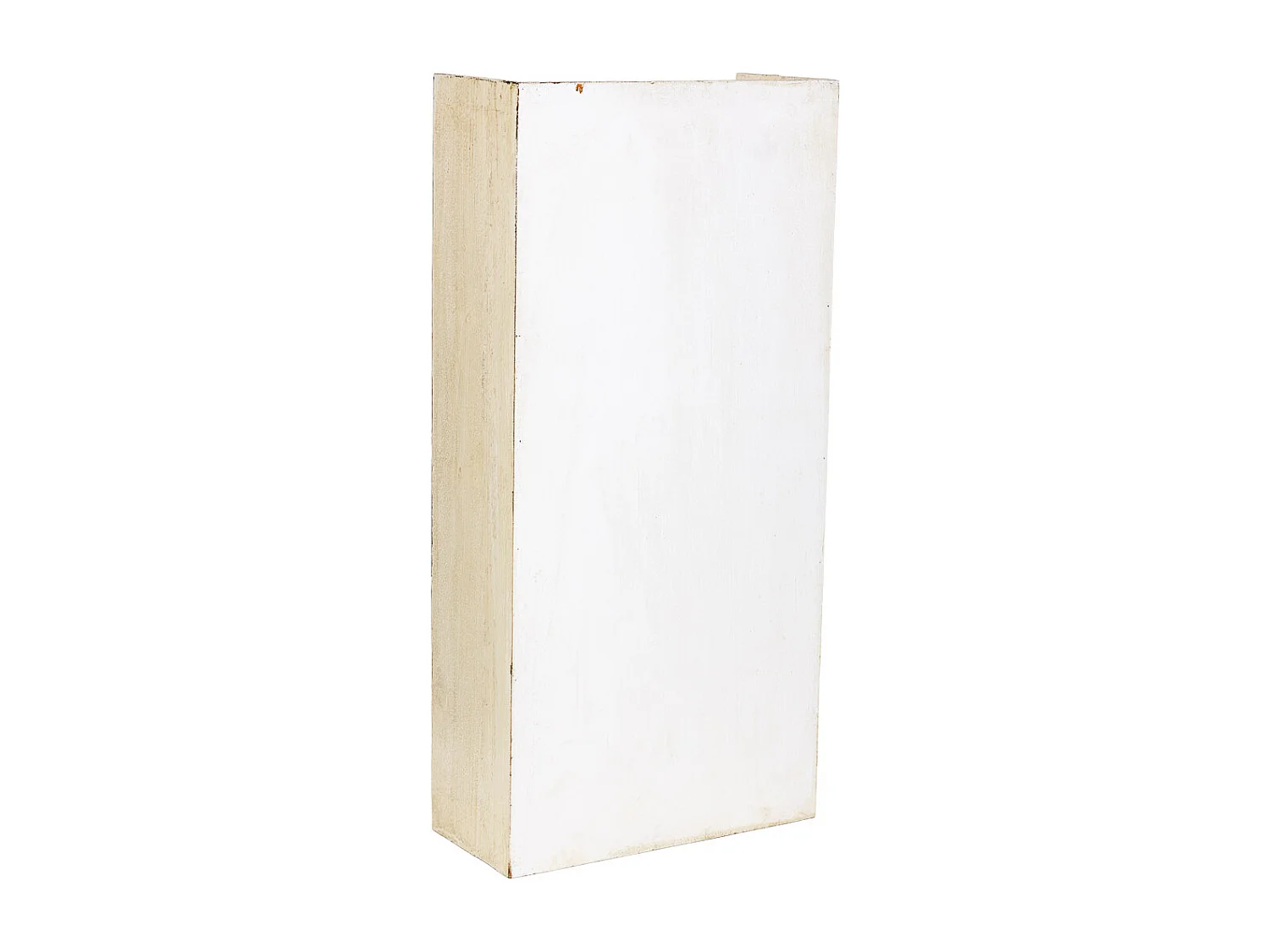 Vitrina de madera beige 43x19x88.5h cm