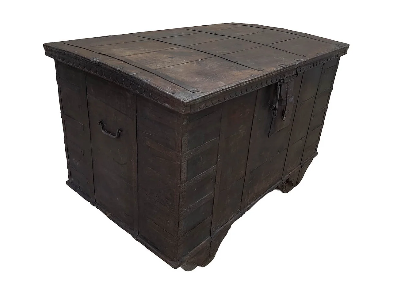 Coffre en bois fait main 120 x 72 x 82 cm (hauteur)