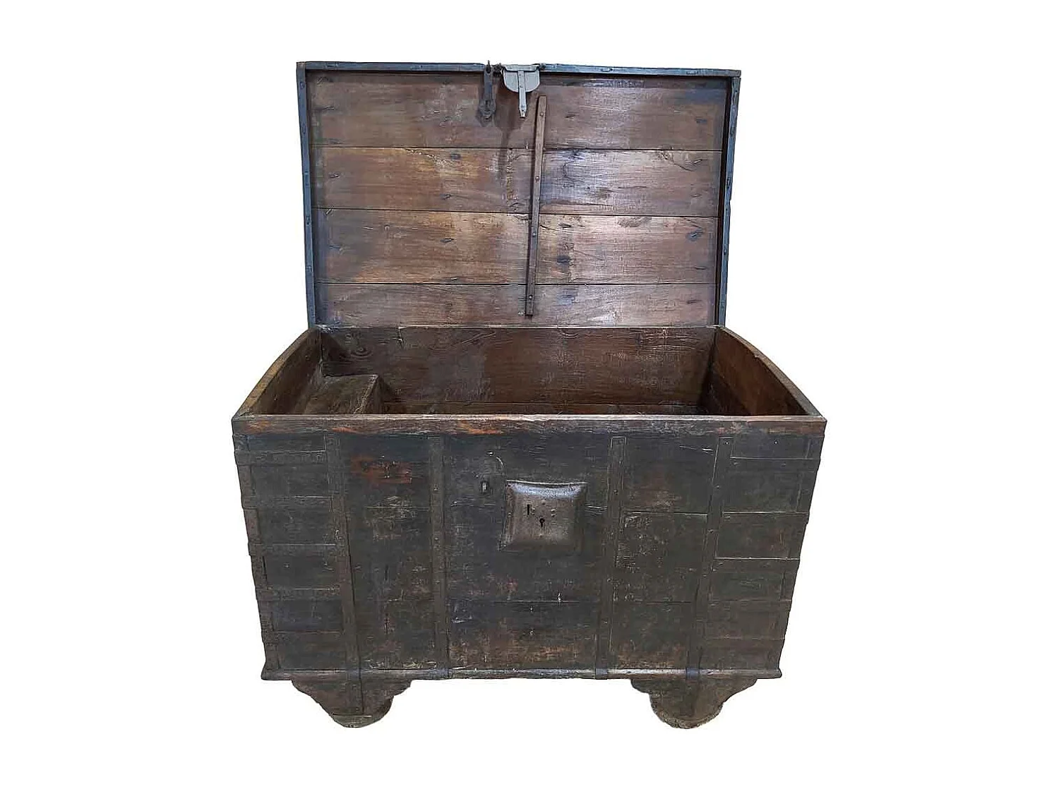 Coffre en bois fait main 120 x 72 x 82 cm (hauteur)